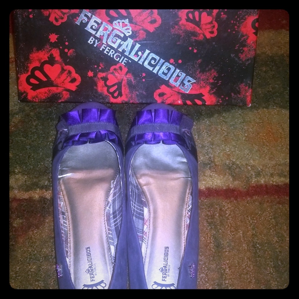 Purple Fergalicious Flats